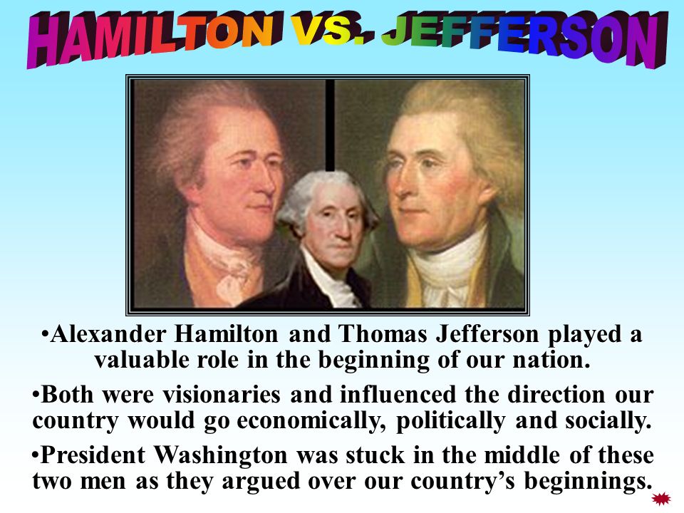 Hamiltonian vs jeffersonian democracies